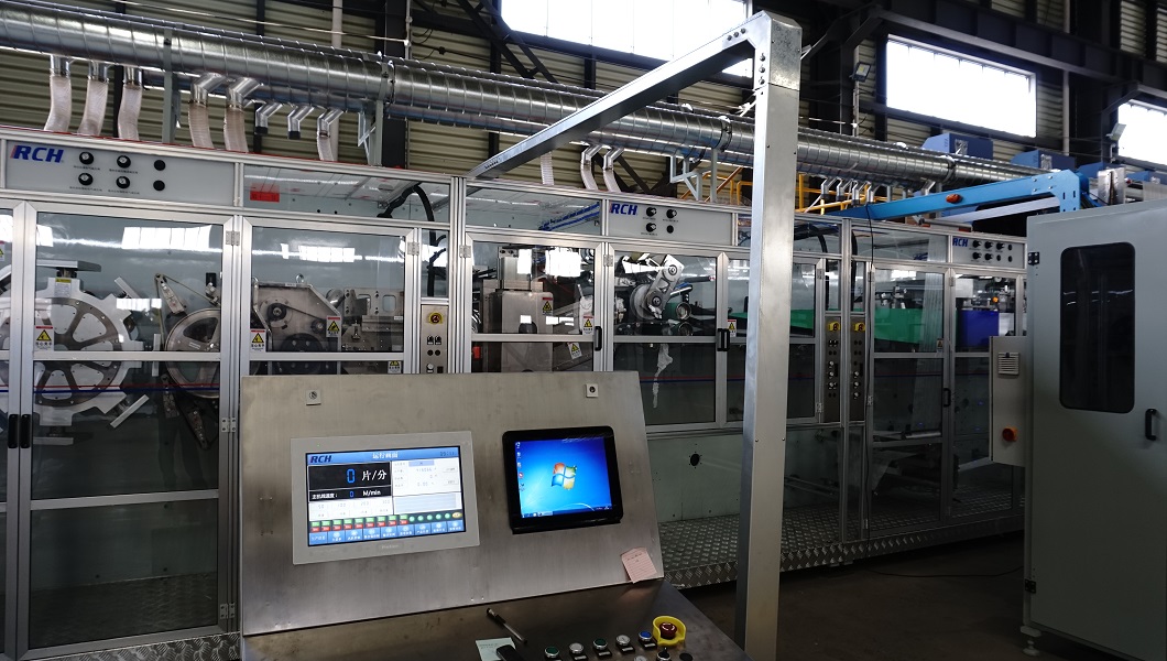 Full Servo Baby Diapers Manufacturing Line