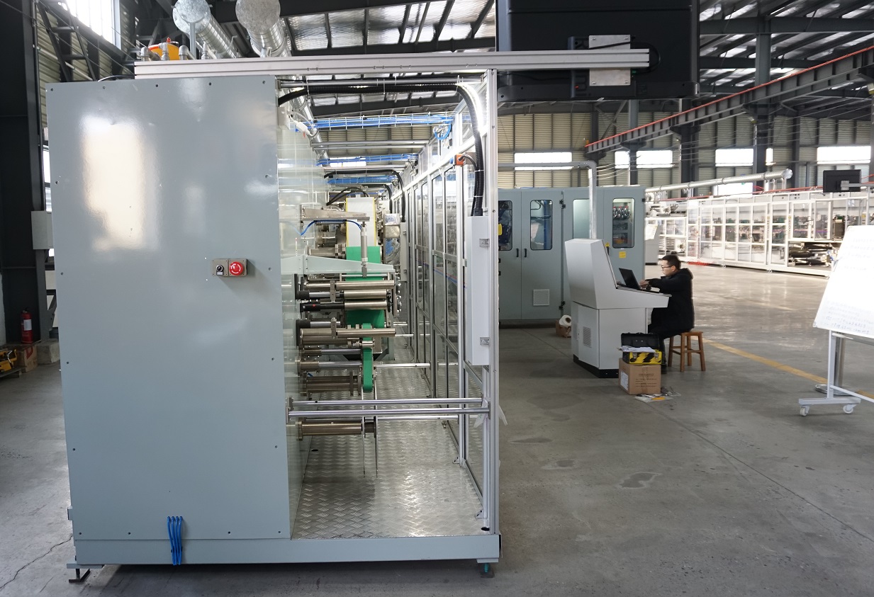 Fully Automatic Baby Diaper Pants Manufacturing Machine
