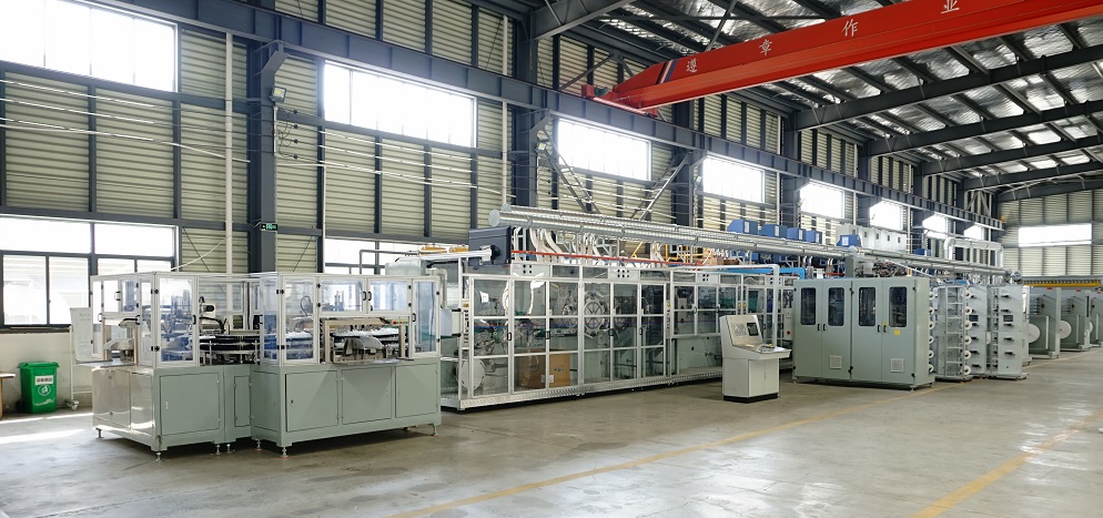 Fully Auomatic Baby Diapers Manufacturing Machine